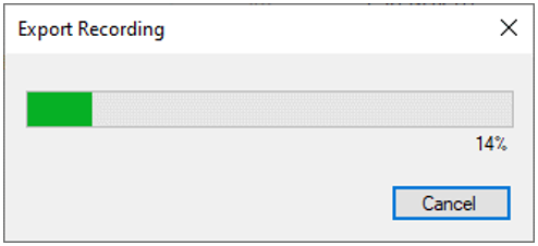 Export selection window for RemLogic recordings. Noxturnal